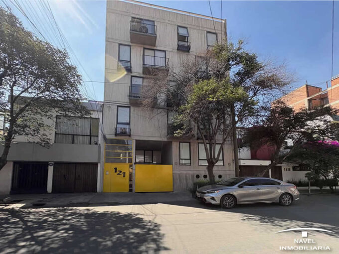 Excelente departamento en Renta a tan solo unas cuadras de Insurgentes Sur. Zona con inmejorable ubicación con todos los servicios a la mano.